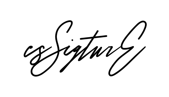Cs Signature full name handwritten signature design