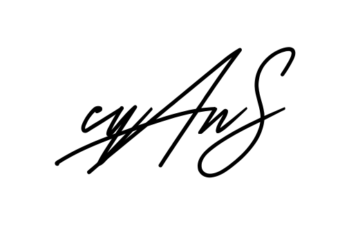 Cyan S full name handwritten signature design