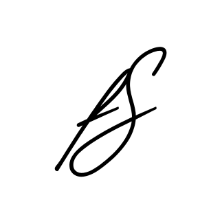 F S full name handwritten signature design