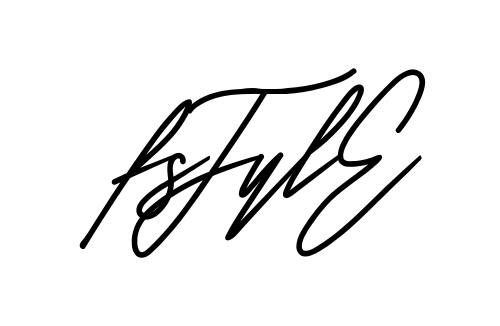 F Style full name handwritten signature design