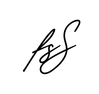 Fs S full name handwritten signature design
