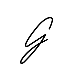 G full name handwritten signature design