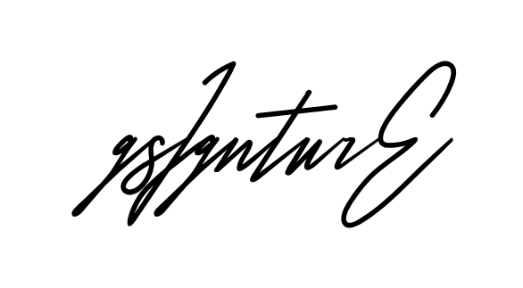 G Signature full name handwritten signature design