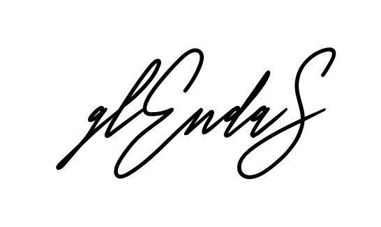 Glenda S full name handwritten signature design