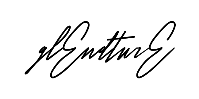 Glenda Signature full name handwritten signature design