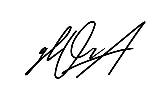 Glora full name handwritten signature design