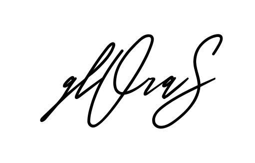 Glora S full name handwritten signature design