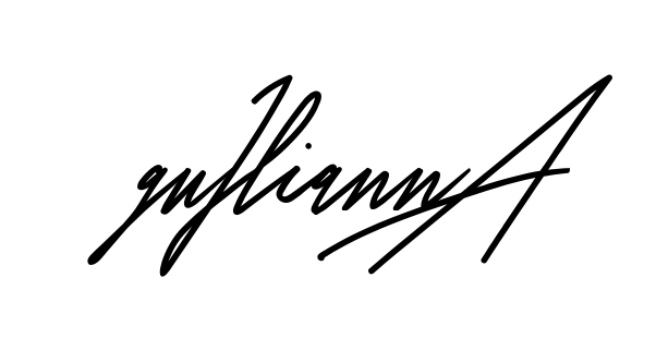 Guilianna full name handwritten signature design
