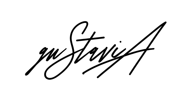 Gustavia full name handwritten signature design