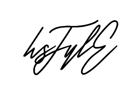 H Style full name handwritten signature design