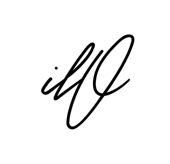 Ilo full name handwritten signature design