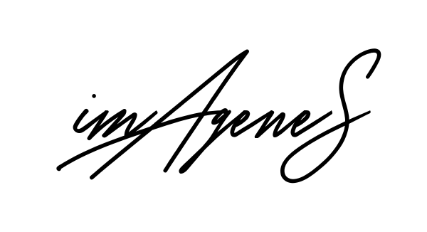 Imagene S full name handwritten signature design