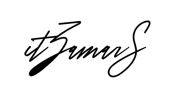 Itzamar S full name handwritten signature design