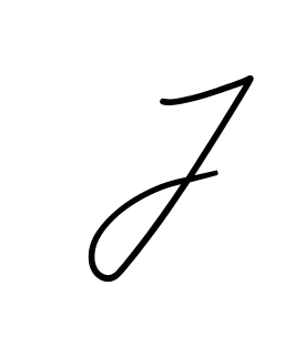 J full name handwritten signature design