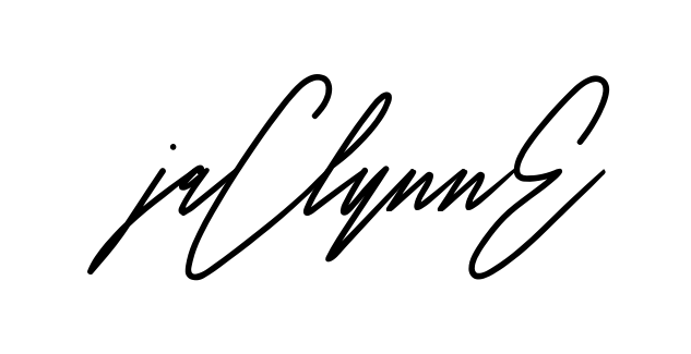 Jaclynne full name handwritten signature design