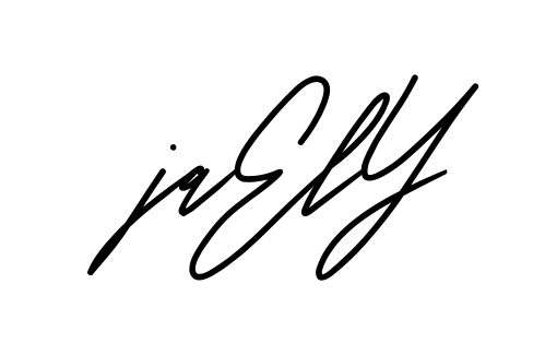 Jaely full name handwritten signature design