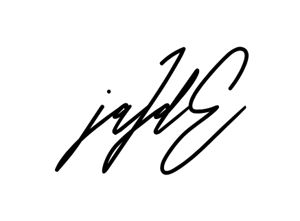 Jaide full name handwritten signature design