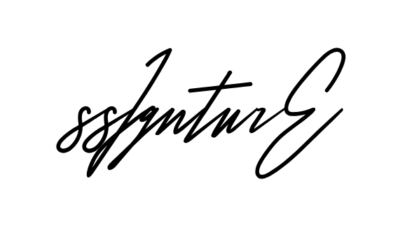 S Signature full name handwritten signature design
