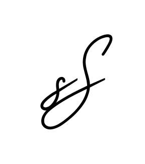 Ss full name handwritten signature design