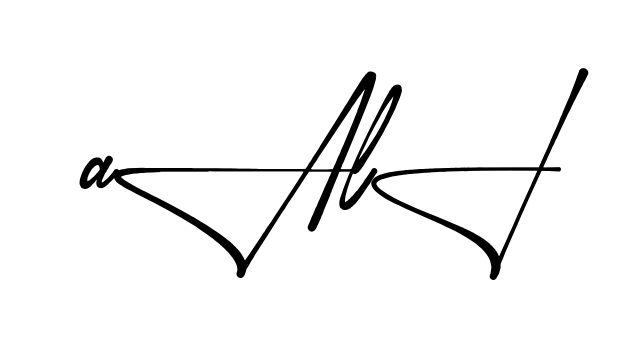 A Ali stylish signature PNG idea