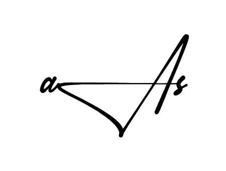 Aa S stylish signature PNG idea