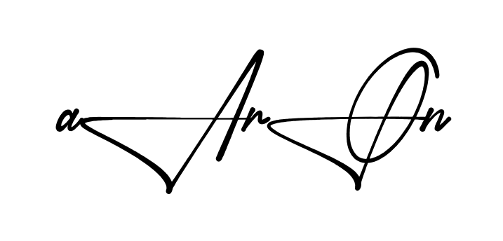 Stylish Aaron signature design