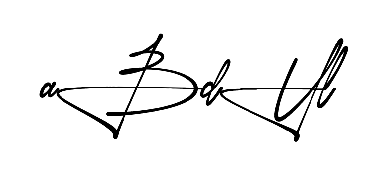 Stylish Abdul signature design
