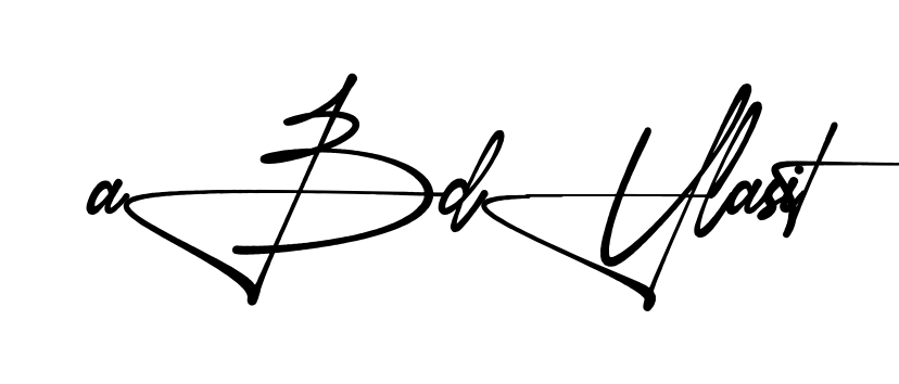 Stylish Abdul Basit signature design