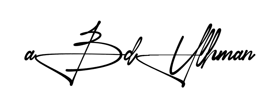 Stylish Abdul Rehman signature design