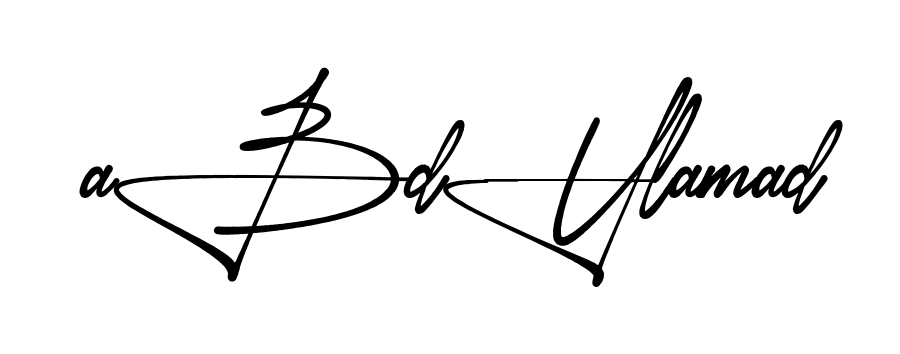 Stylish Abdul Samad signature design