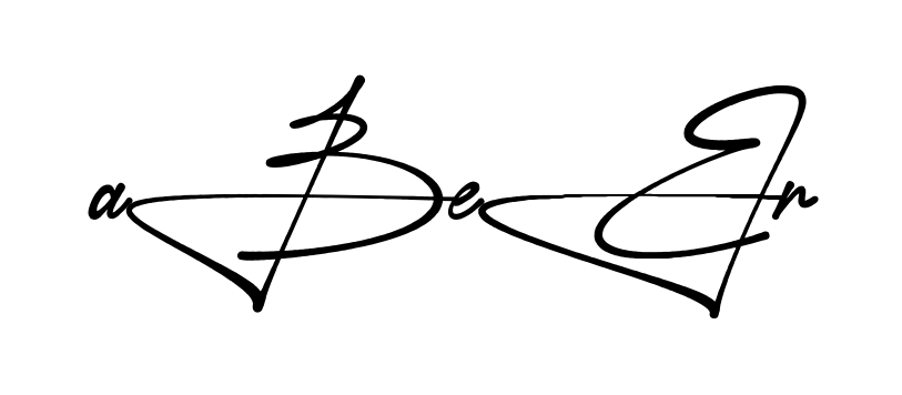 Stylish Abeer signature design