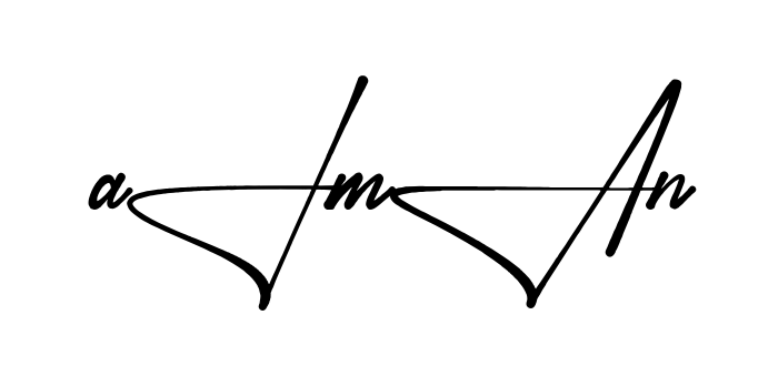Stylish Aiman signature design