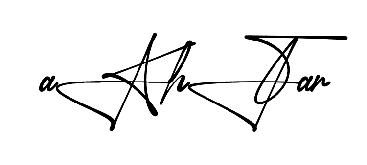 Stylish Akhtar signature design