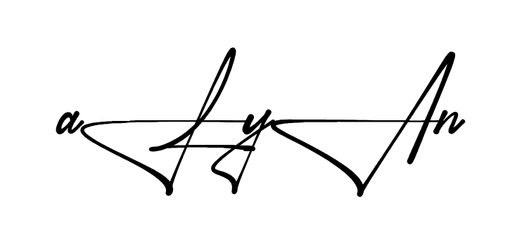 Stylish Alyan signature design