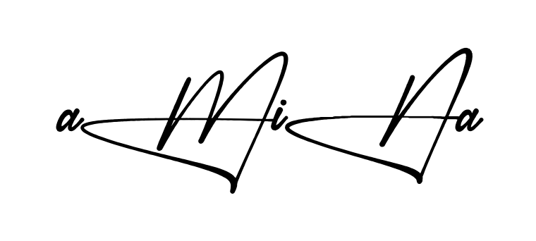 Stylish Amina signature design