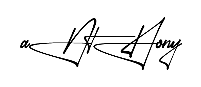 Stylish Anthony signature design