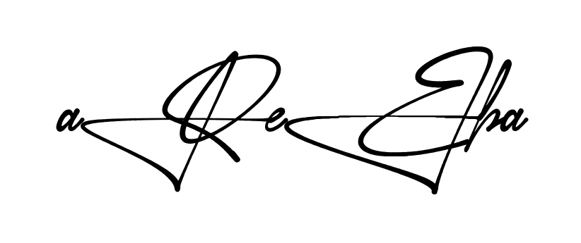 Stylish Areeba signature design