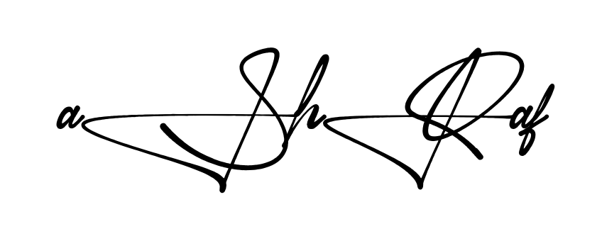 Stylish Ashraf signature design