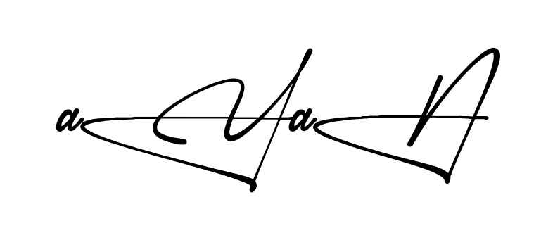 Stylish Ayan signature design