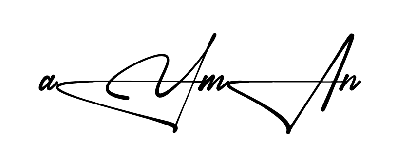 Stylish Ayman signature design