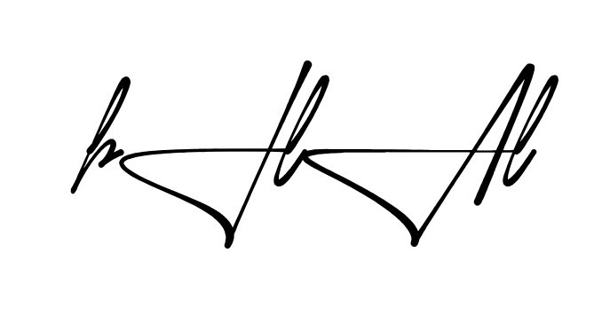Stylish Bilal signature design