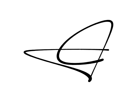 C stylish signature PNG idea