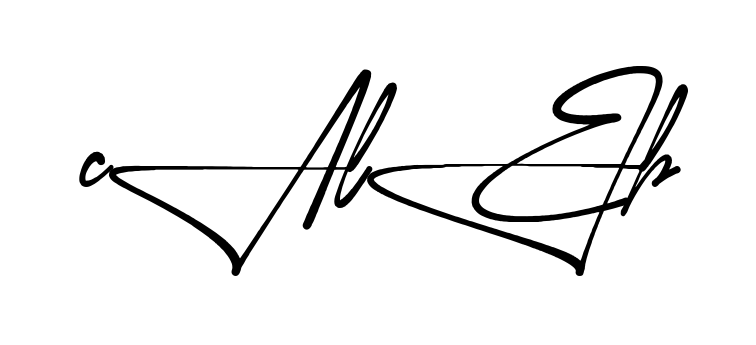 Stylish Caleb signature design