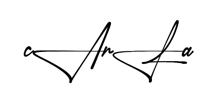 Stylish Carla signature design