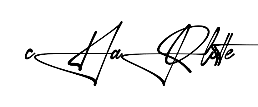 Stylish Charlotte signature design