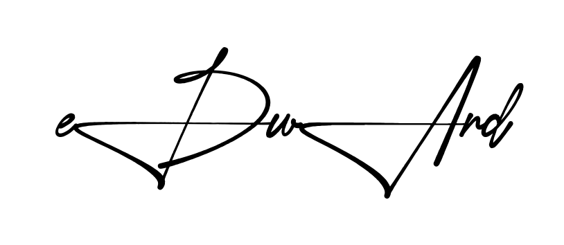 Stylish Edward signature design