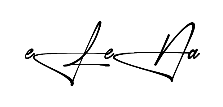 Stylish Elena signature design