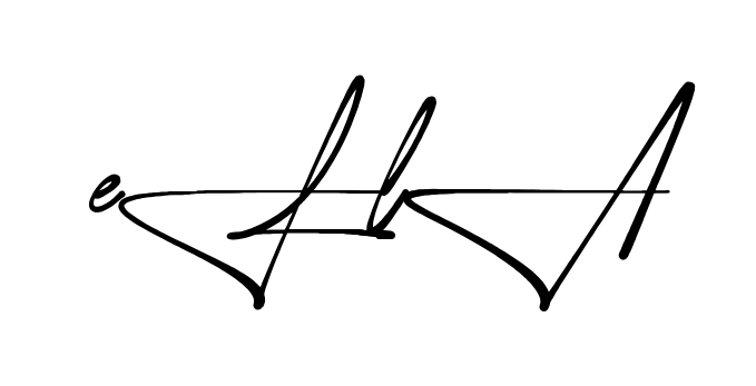 Stylish Ella signature design