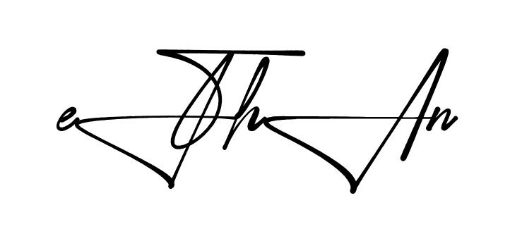 Stylish Ethan signature design