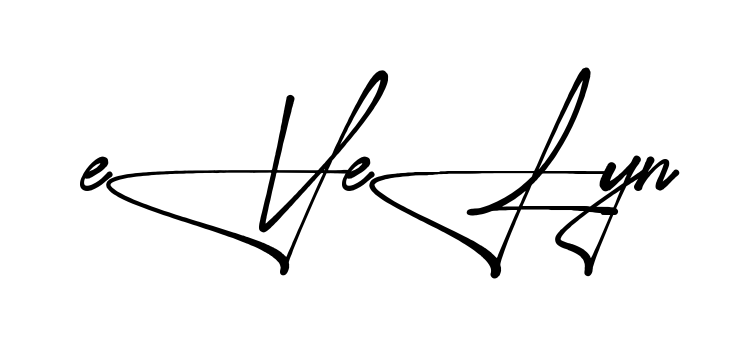 Stylish Evelyn signature design